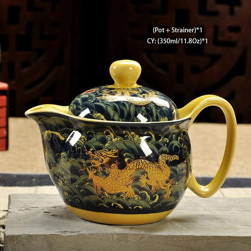 Chinese Retro Ceramic Teapot