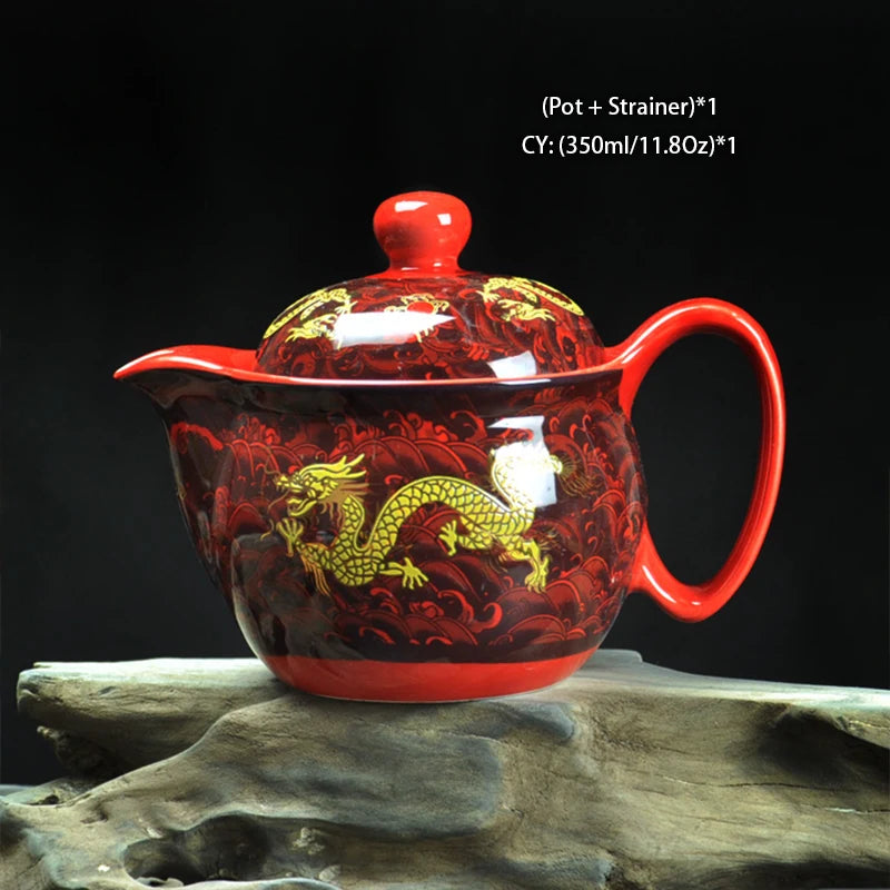 Chinese Retro Ceramic Teapot