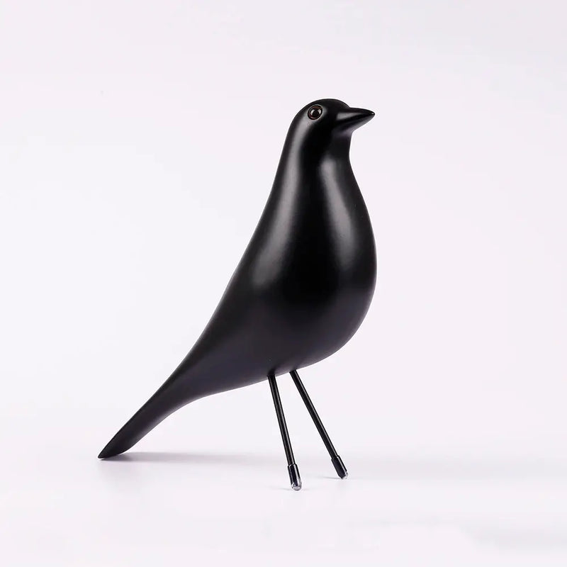 Elegant Resin Bird Sculpture
