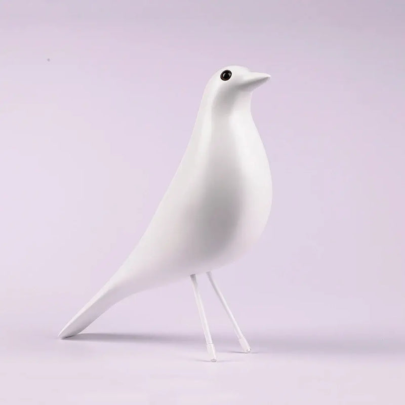 Elegant Resin Bird Sculpture
