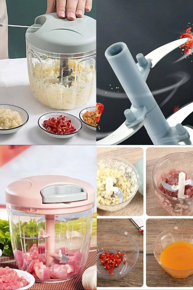 Multifunctional Garlic, Onion and Food Crusher