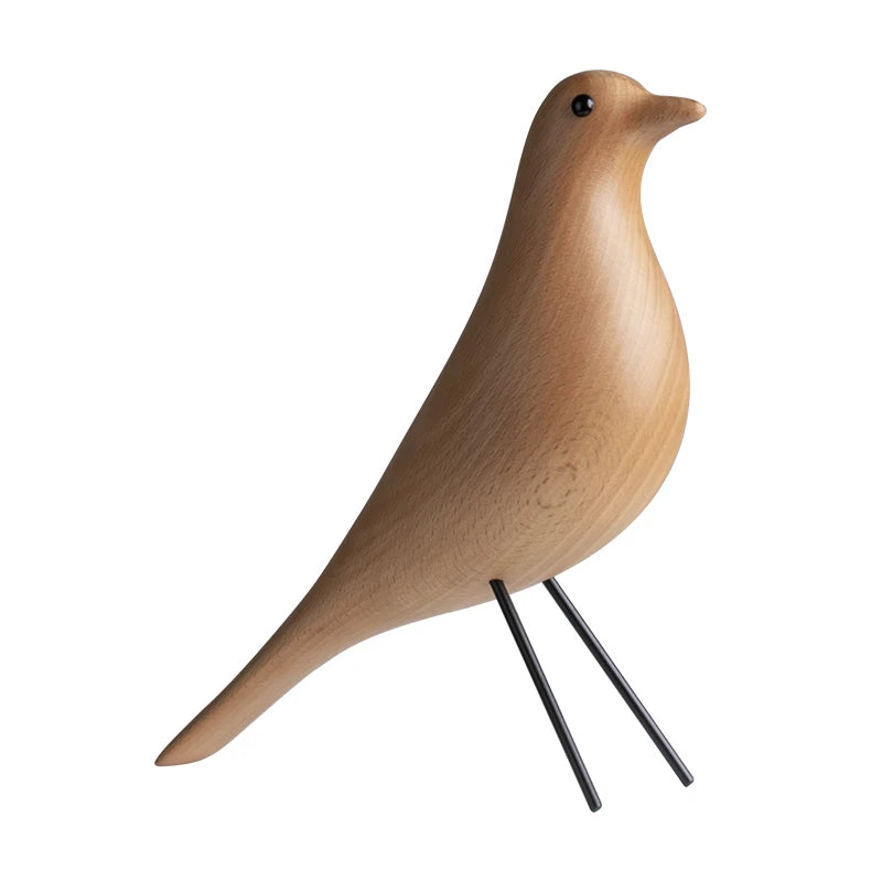 Elegant Resin Bird Sculpture