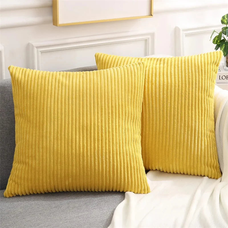 Olanly Corduroy Cushion Cover