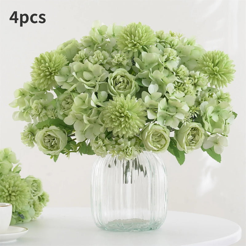 Bouquet of Realistic Artificial Flowers