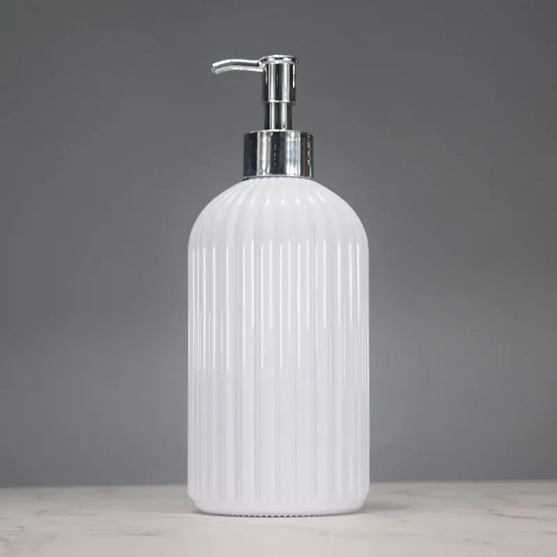 Striped Soap Dispenser