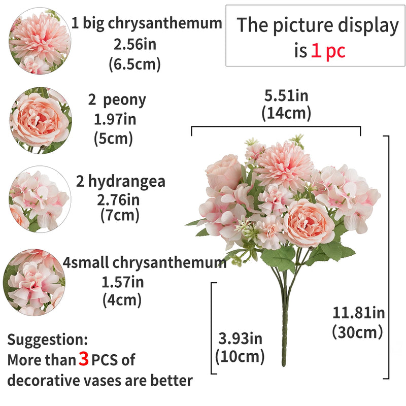 Bouquet of Realistic Artificial Flowers