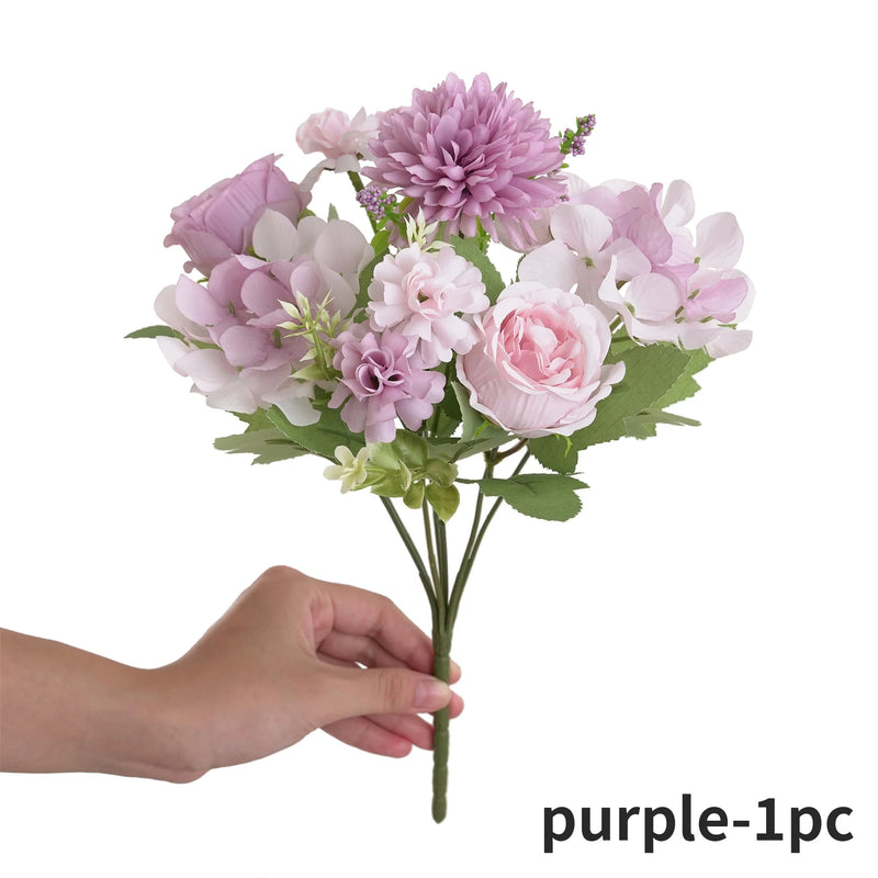 Bouquet of Realistic Artificial Flowers