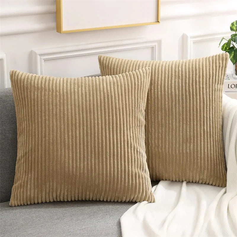 Olanly Corduroy Cushion Cover