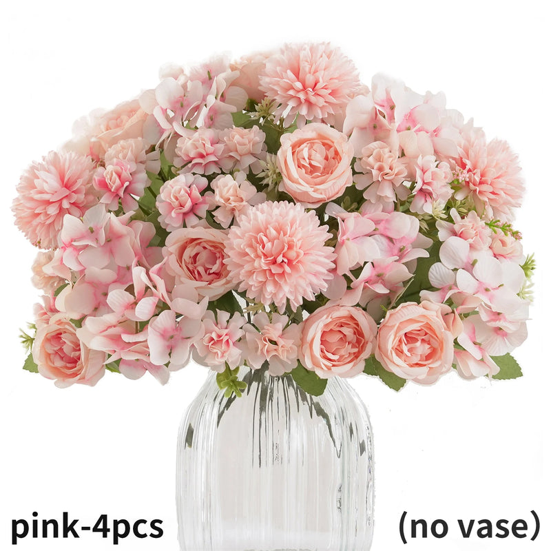 Bouquet of Realistic Artificial Flowers