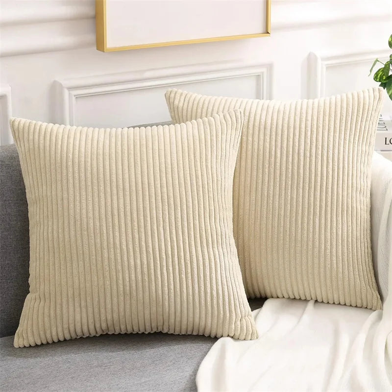 Olanly Corduroy Cushion Cover