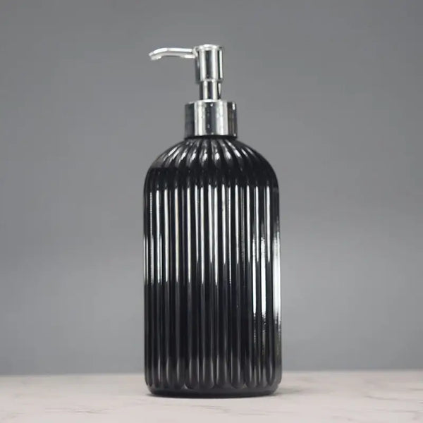 Striped Soap Dispenser
