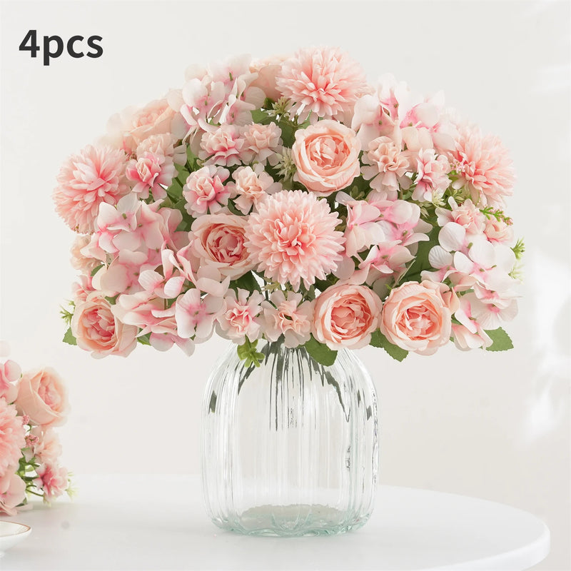 Bouquet of Realistic Artificial Flowers
