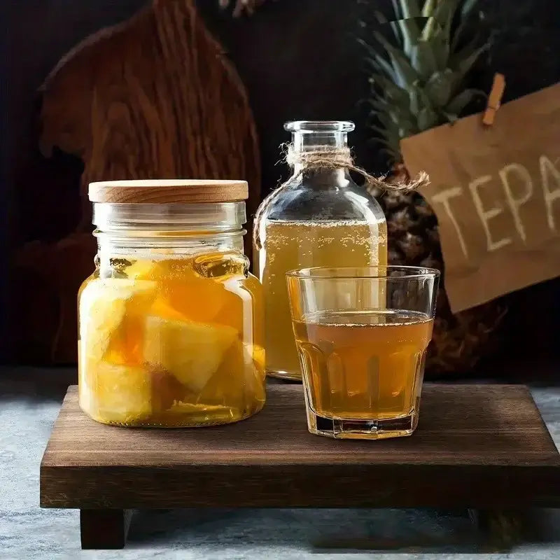 Wooden Tray Pedestal Stand