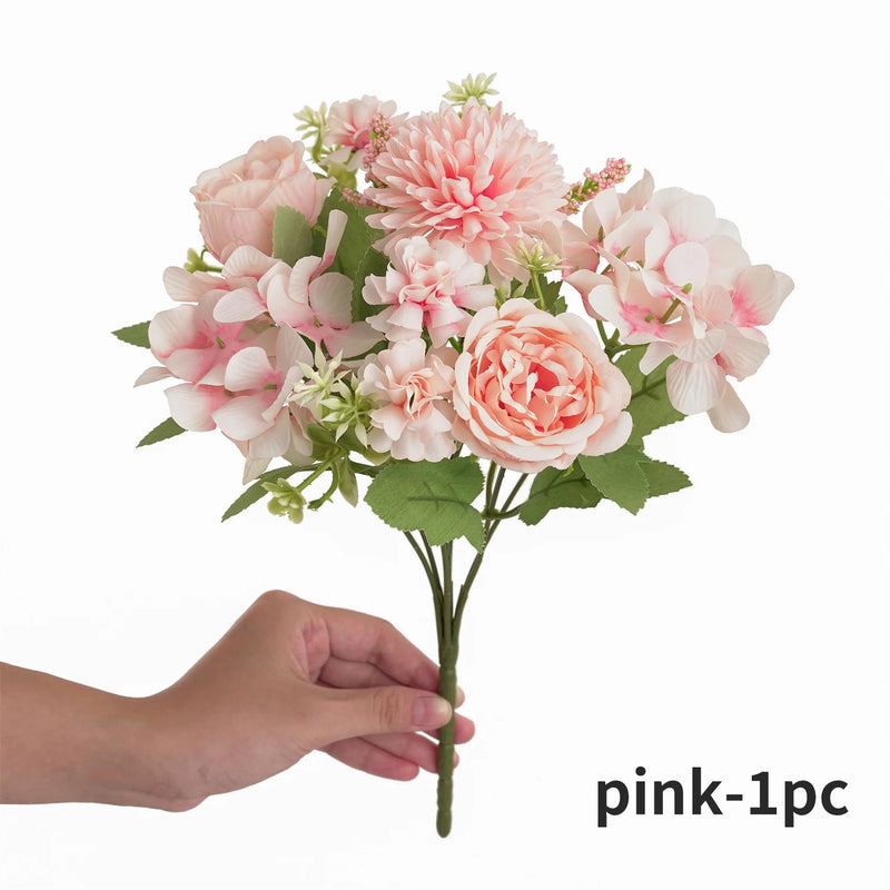 Bouquet of Realistic Artificial Flowers