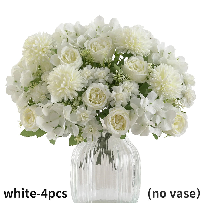 Bouquet of Realistic Artificial Flowers