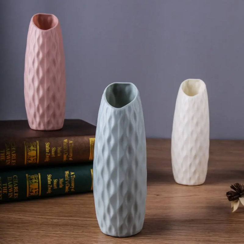 Plastic Vases for Home Decoration