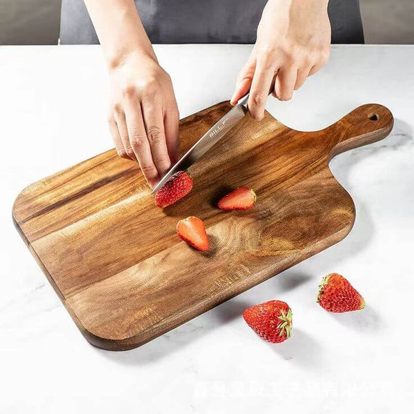 Wooden Cutting Board with Handle